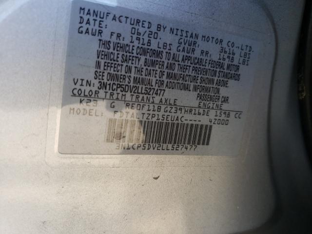 2020 NISSAN KICKS SR 3N1CP5DV2LL527477