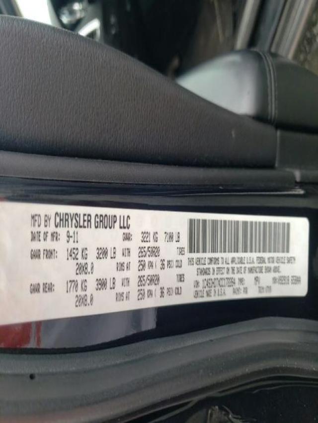 2012 DODGE DURANGO CR 1C4SDHDTXCC172264