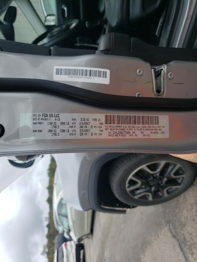 2019 JEEP COMPASS TR 3C4NJDDBXKT759864