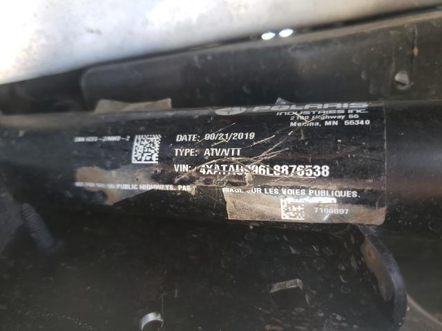 2020 POLARIS RANGER 100 4XATAU996L8876538