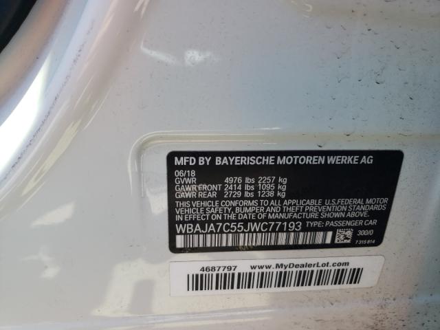2018 BMW 530 XI WBAJA7C55JWC77193
