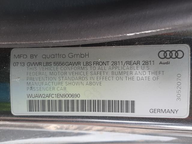 2014 AUDI RS7 WUAW2AFC1EN900690