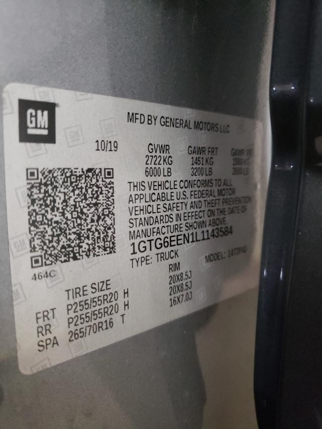 2020 GMC CANYON DEN 1GTG6EEN1L1143584