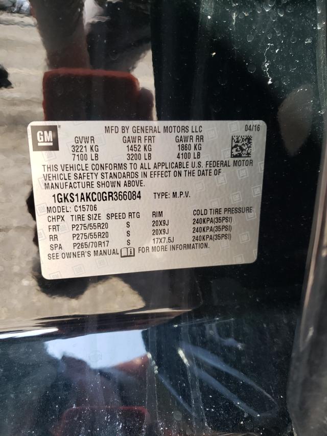 2016 GMC YUKON SLE 1GKS1AKC0GR366084