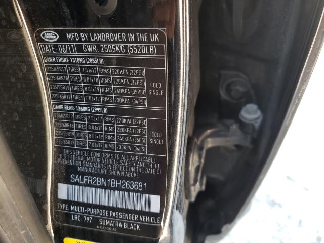 2011 LAND ROVER LR2 HSE SALFR2BN1BH263681