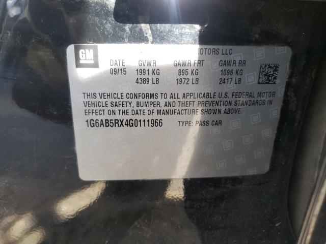 2016 CADILLAC ATS LUXURY 1G6AB5RX4G0111966