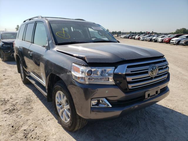 Salvage cars for sale at Houston, TX auction: 2021 Toyota Land Cruiser