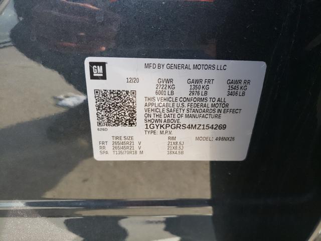 2021 CADILLAC XT6 SPORT 1GYKPGRS4MZ154269