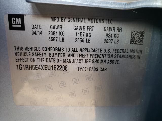 VIN 1G1RH6E4XEU162208 2014 Chevrolet Volt no.10