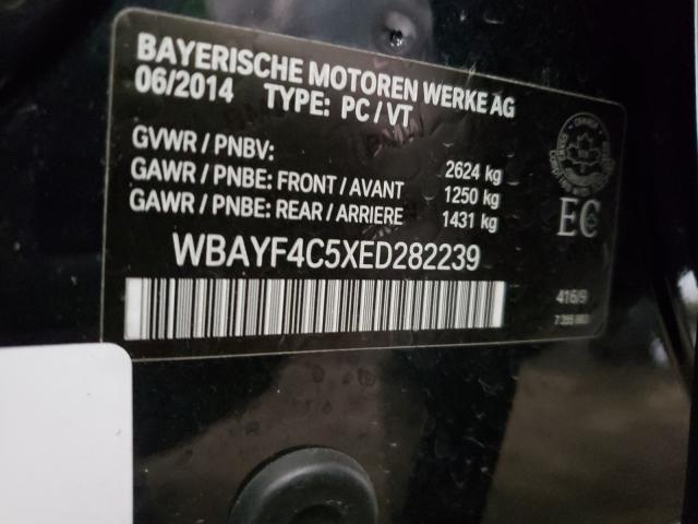 2014 BMW 740 LXI WBAYF4C5XED282239