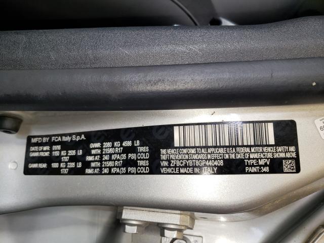 2016 FIAT 500X EASY ZFBCFYBT8GP440408