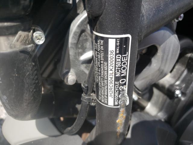 2020 HONDA NC750 XD JH2RC9043LK200036