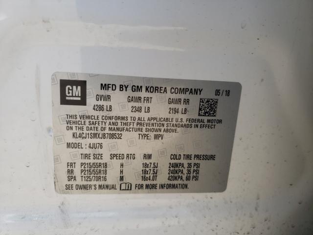2018 BUICK ENCORE SPO KL4CJ1SMXJB708532