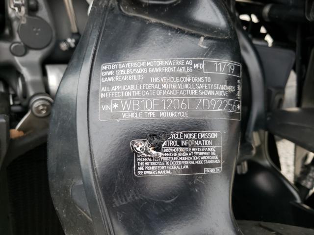 2020 BMW K1600 GTL WB10F1206LZD92256