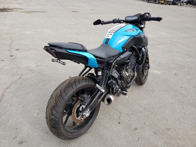 2019 YAMAHA MT07 JYARM27E7KA004208