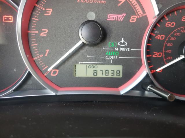 2012 SUBARU IMPREZA WR JF1GV8J64CL028569