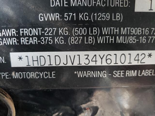 2004 HARLEY-DAVIDSON FLHT CLASS 1HD1DJV134Y610142