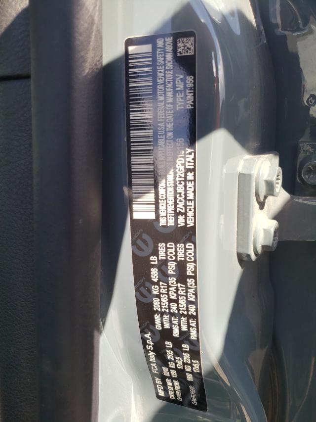 2016 JEEP RENEGADE T ZACCJBCT2GPD19156