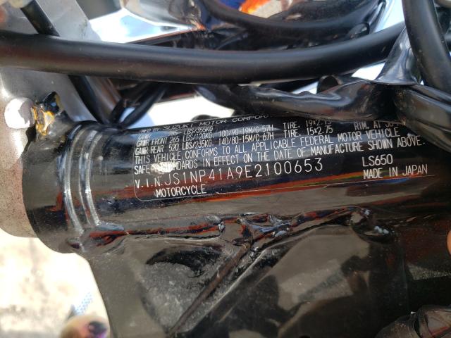 2014 SUZUKI LS650 JS1NP41A9E2100653