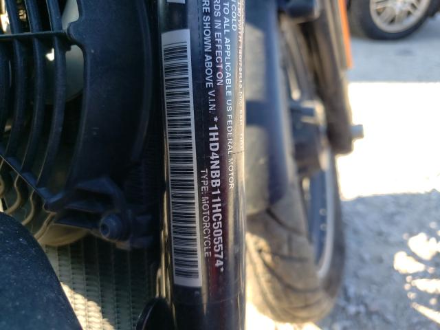 2017 HARLEY-DAVIDSON XG750 1HD4NBB11HC505574