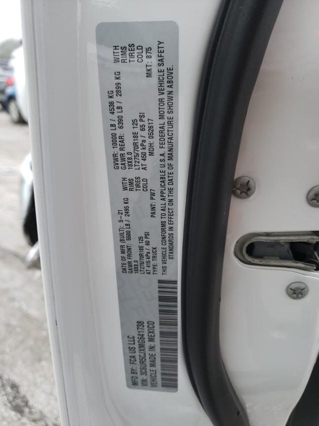 2021 RAM 2500 TRADE 3C6UR5CJXMG641738