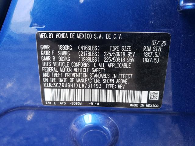 3CZRU6H1XLM731493 Honda Hr-V Sport 2020. Фото: 9