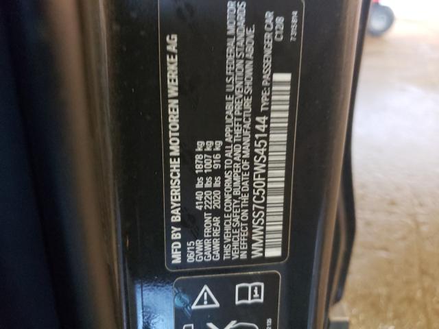 2015 MINI COOPER S P WMWSS7C50FWS45144