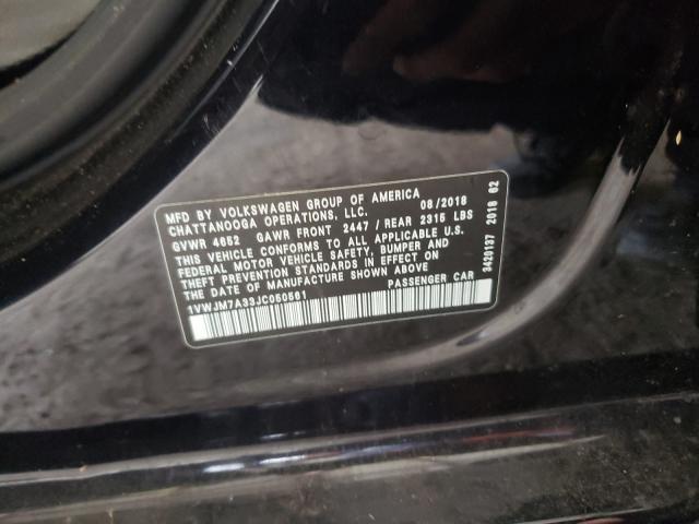 2018 VOLKSWAGEN PASSAT GT 1VWJM7A33JC050561