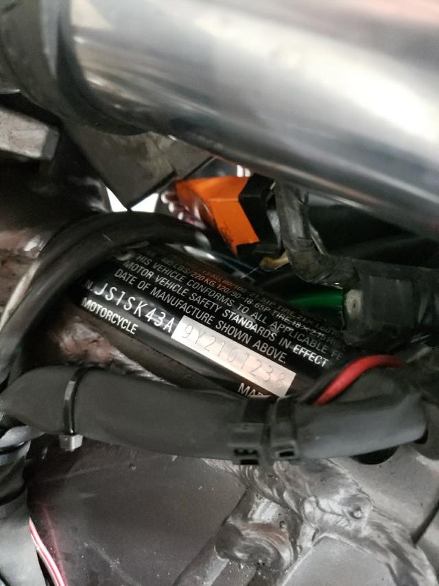 2000 SUZUKI DR-Z400 S JS1SK43A9Y2101238