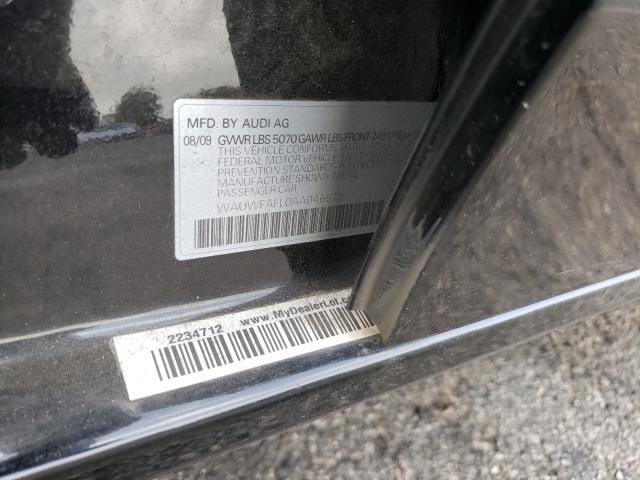 2010 AUDI A4 WAUWFAFL0AA046579