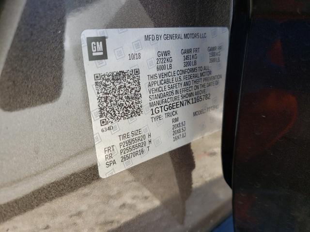 2019 GMC CANYON DEN 1GTG6EEN7K1165782