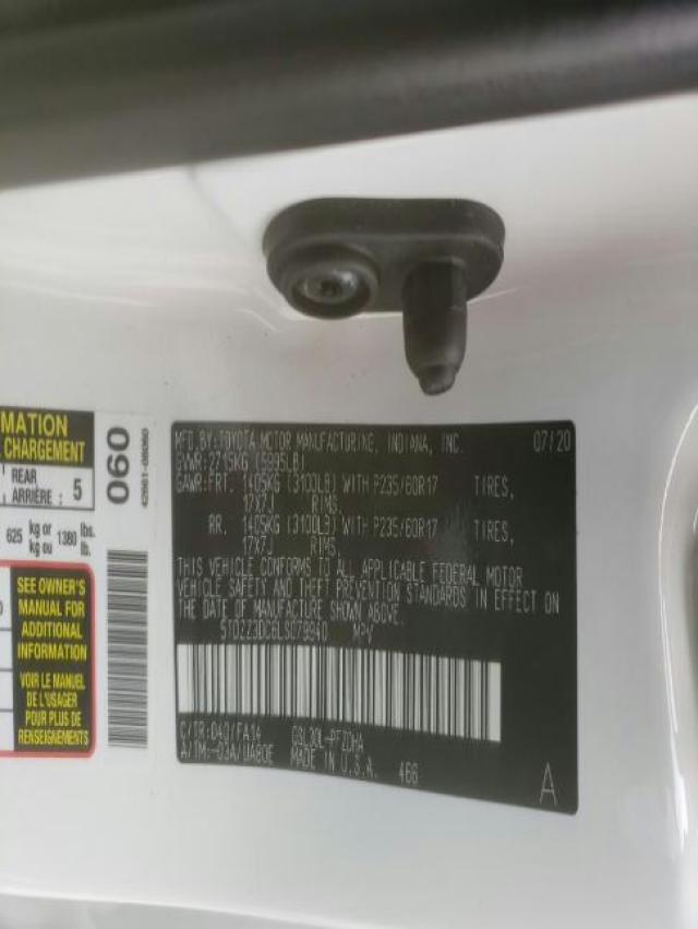 2020 TOYOTA SIENNA L 5TDZZ3DC6LS079940