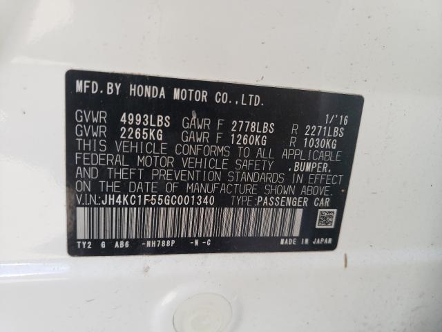 2016 ACURA RLX TECH JH4KC1F55GC001340