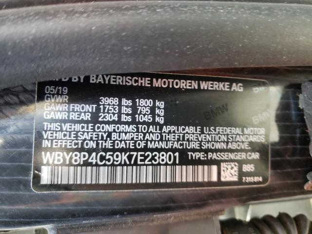 2019 BMW 1000 CYCLE WBY8P4C59K7E23801