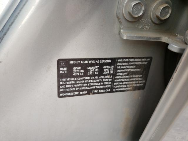 2011 BUICK REGAL CXL W04GN5EC0B1115589