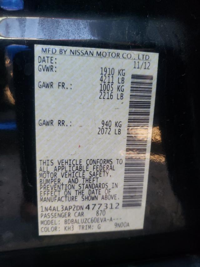 2013 NISSAN ALTIMA 2.5 - 1N4AL3AP2DN477312