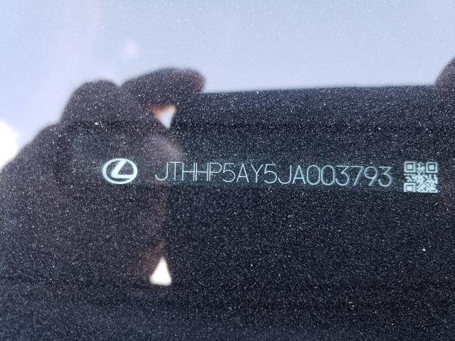 2018 LEXUS LC 500 JTHHP5AY5JA003793