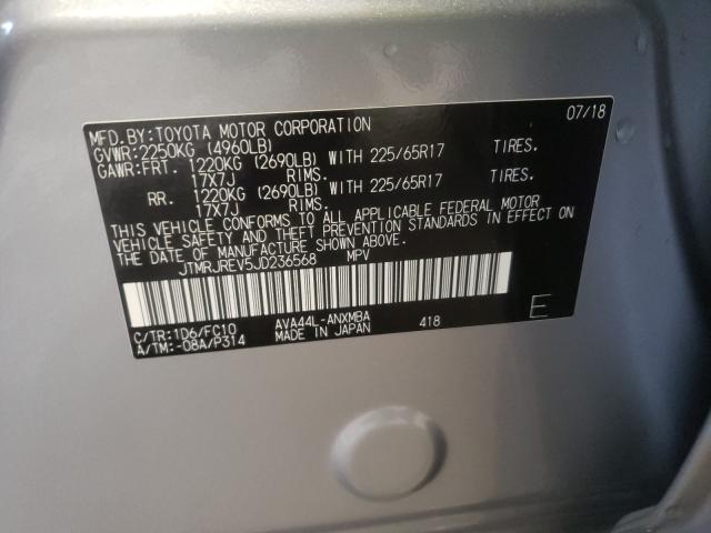 2018 TOYOTA RAV4 HV LE JTMRJREV5JD236568