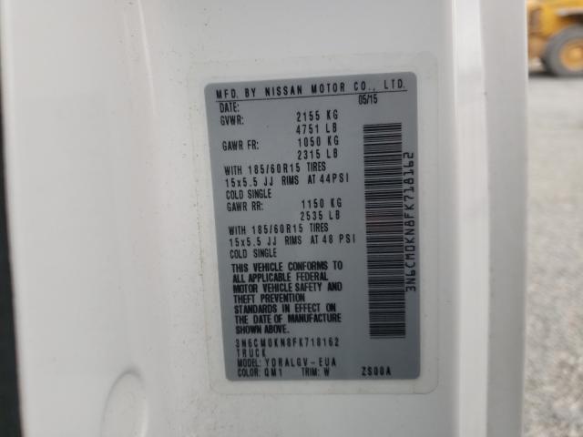 2015 NISSAN NV 3N6CM0KN8FK718162
