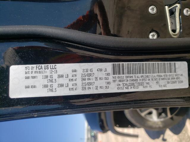 2020 JEEP COMPASS TR 3C4NJDDB9LT159323