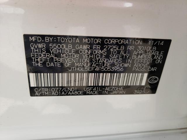 2015 LEXUS LS 460L JTHGL5EF4F5053956