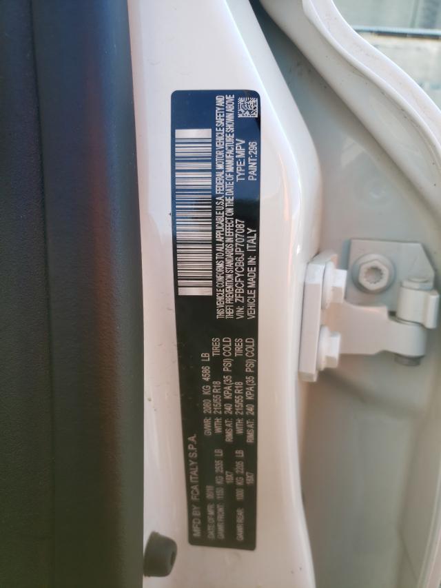 2018 FIAT 500X TREKK ZFBCFYCB6JP707087