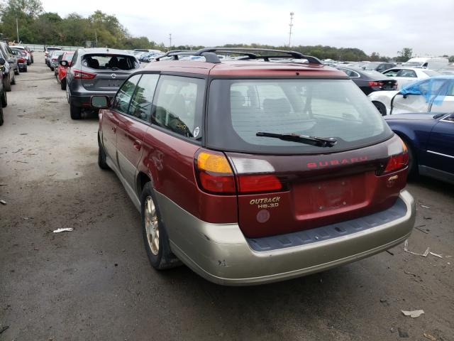 2002 SUBARU LEGACY OUT 4S3BH806727638261