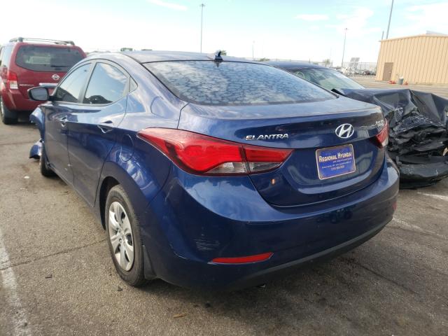 2016 HYUNDAI ELANTRA SE 5NPDH4AE4GH718160