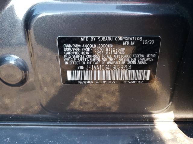 2020 SUBARU WRX PREMIU JF1VA1C64L9829264