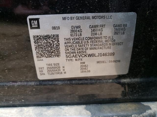 2020 BUICK ENCLAVE AV 5GAEVCKW0LJ146389