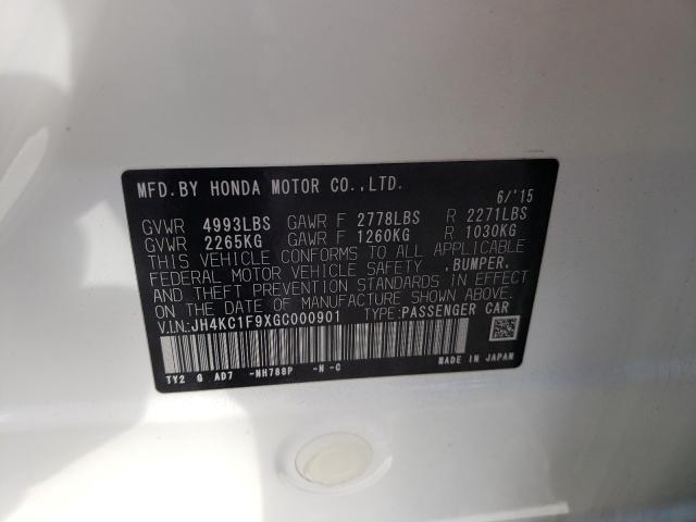 2016 ACURA RLX ADVANC JH4KC1F9XGC000901