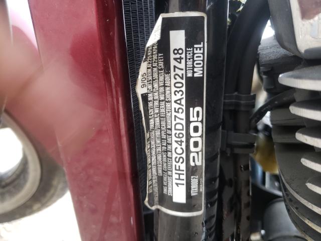 2005 HONDA VTX1800 F2 1HFSC46D75A302748