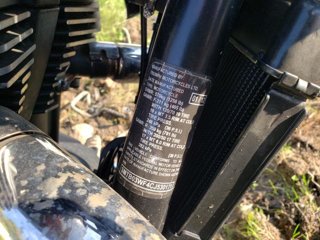 2012 TRIUMPH MOTORCYCLE THUNDERBIR SMTB03WF4CJ530171