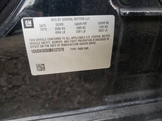 2011 CADILLAC STS LUXURY 1G6DX6ED0B0127378